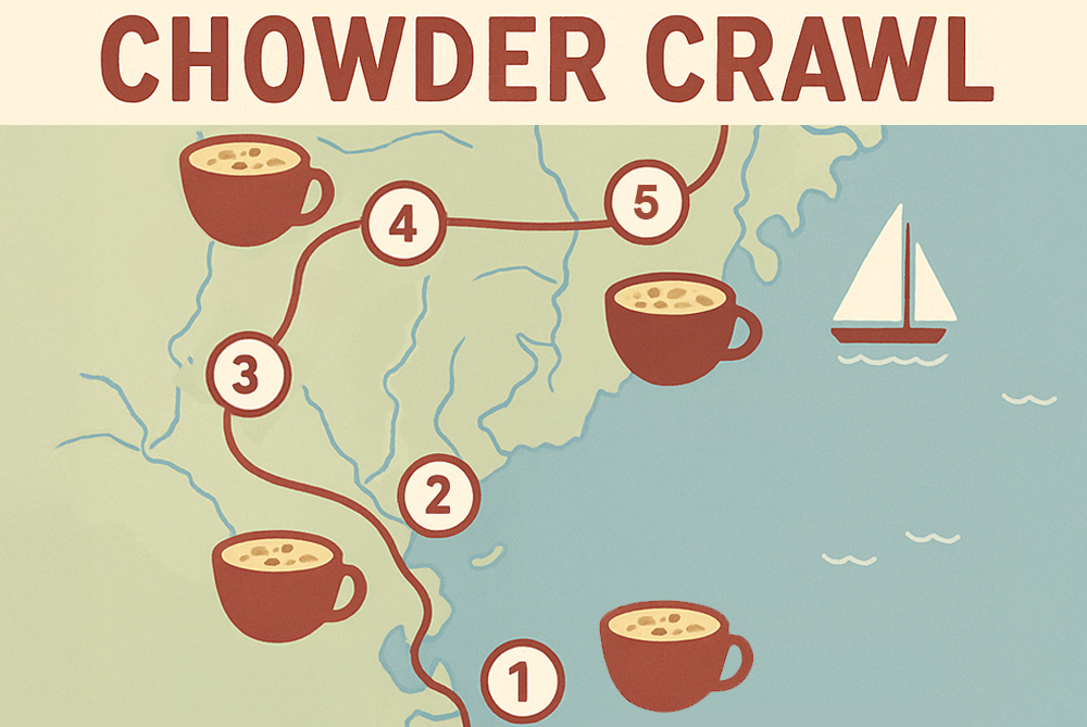 Midcoast Maine Chowder Crawl
