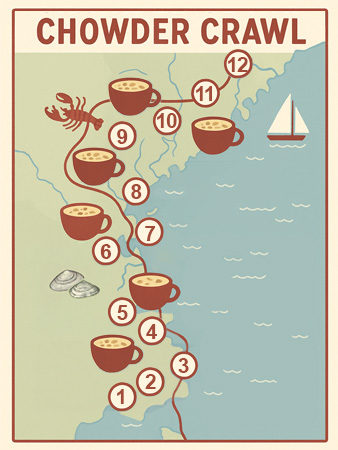 Midcoast Maine Chowder Crawl