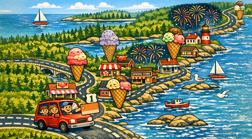 4th of July, Ice Cream, Shop Local